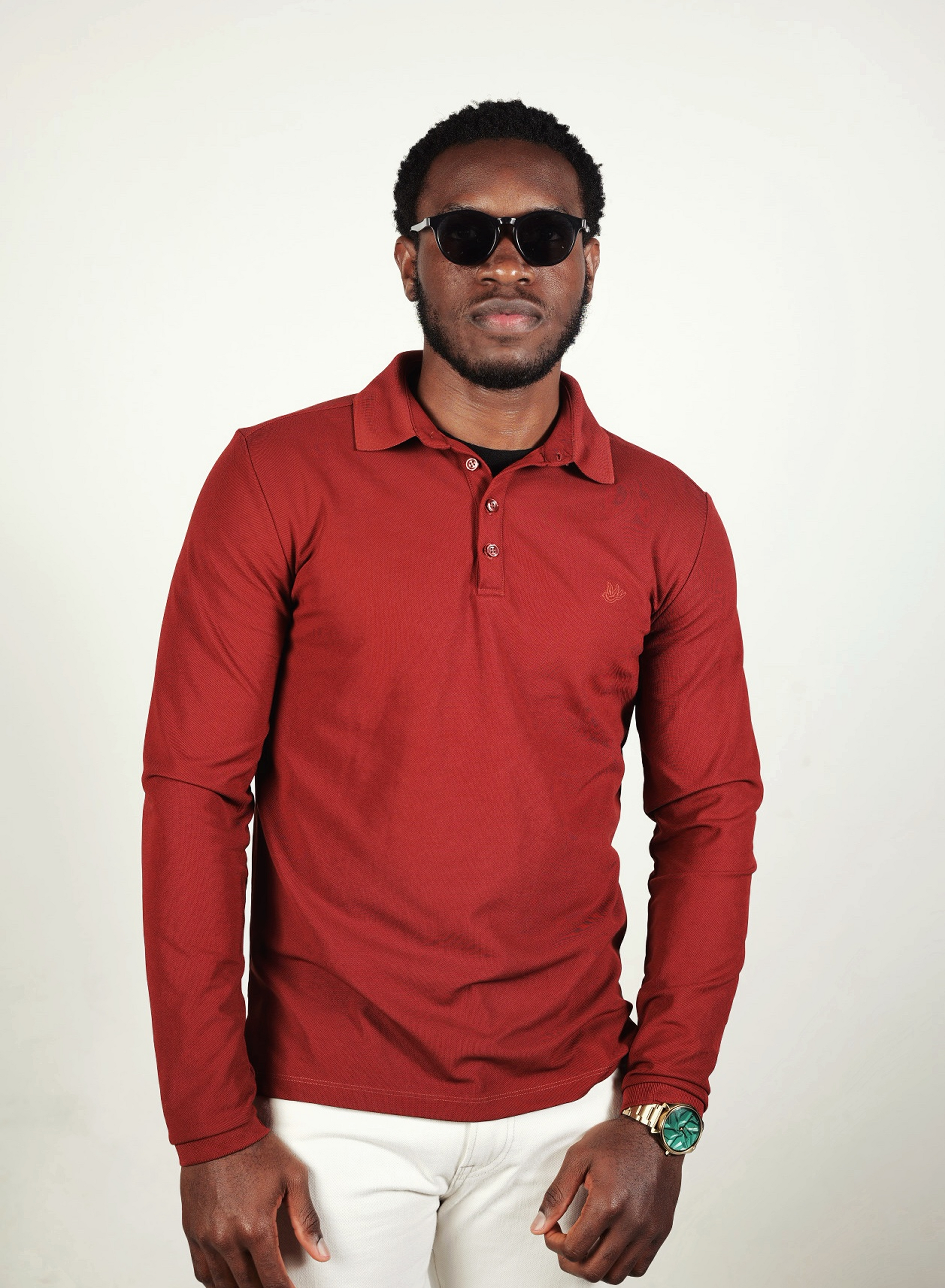 Men’s Long Sleeve Polo Shirt