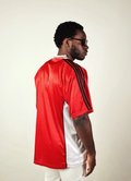 Red Satin Sport Jersey