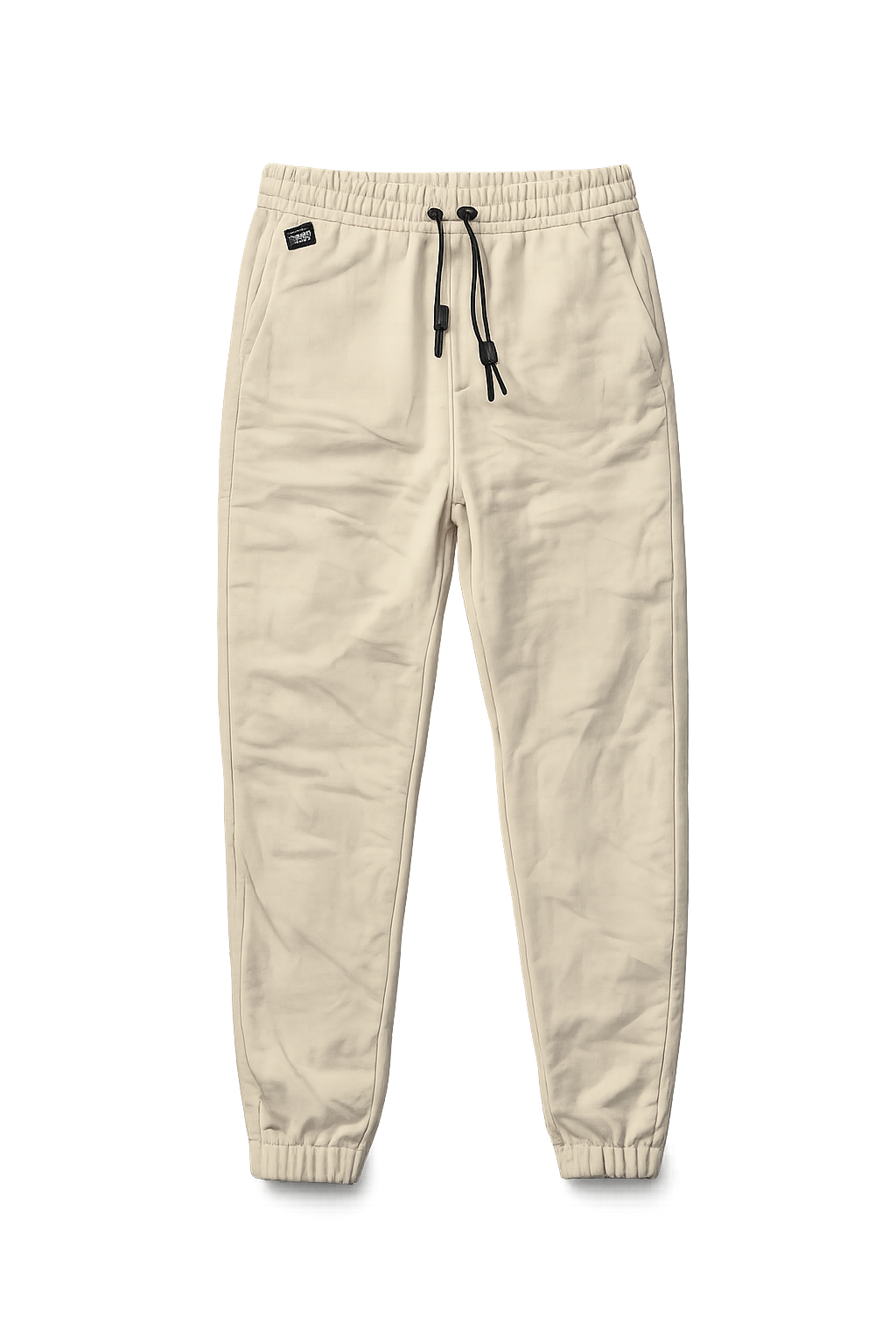 Beige lightweight sweat pants