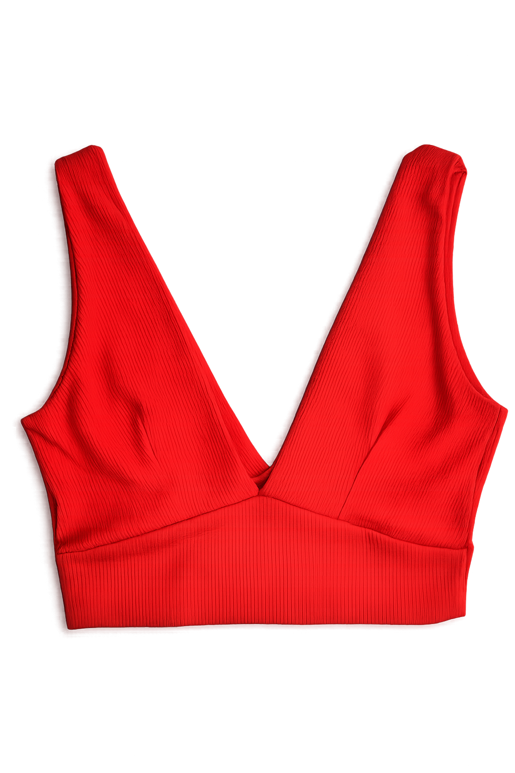 Ribbed Jersey Crop Top