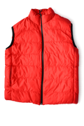 Quilted Puffer Vest - Red