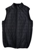 Quilted Puffer Vest - Black