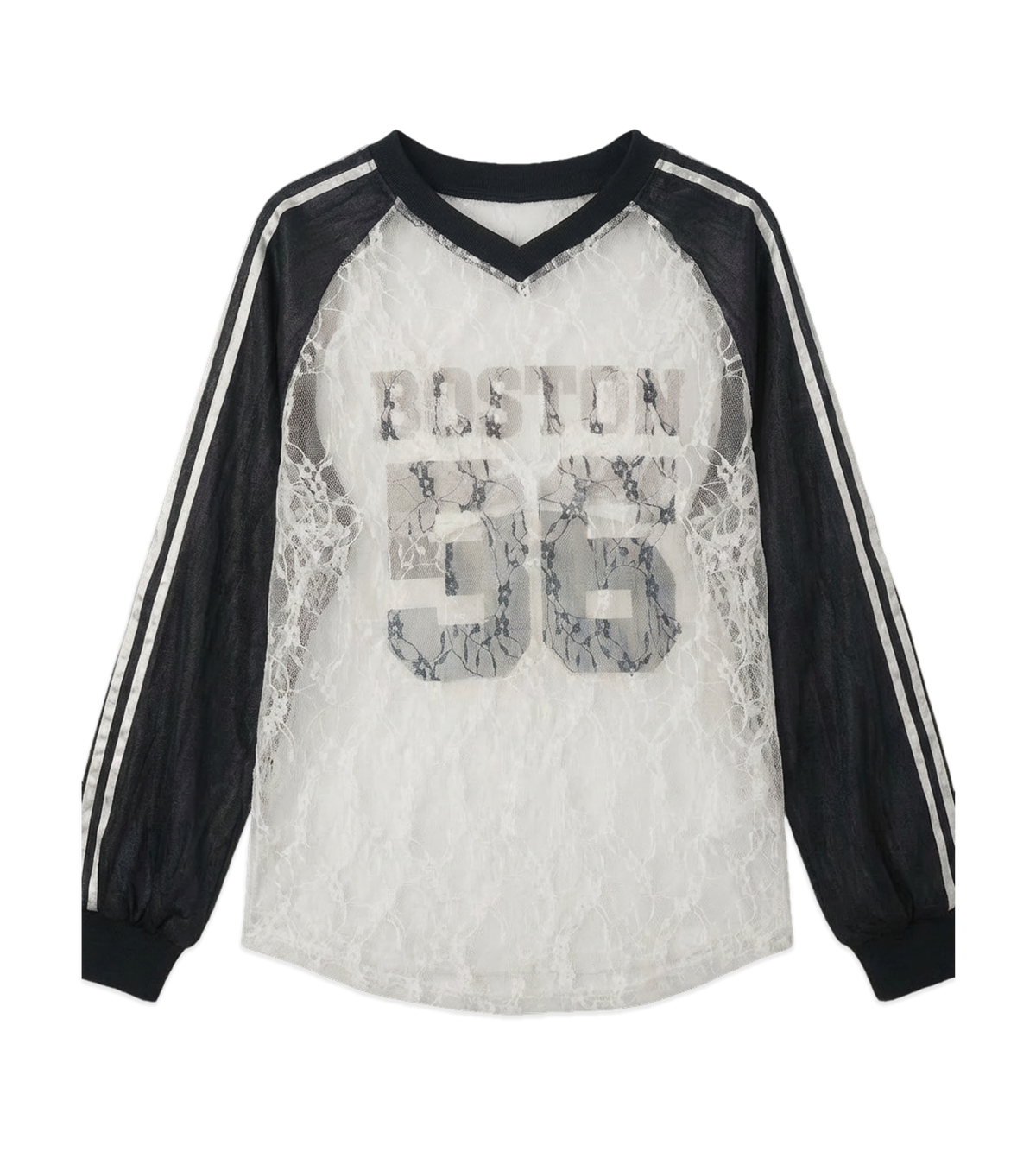 Women’s Sheer Floral Lace Jersey