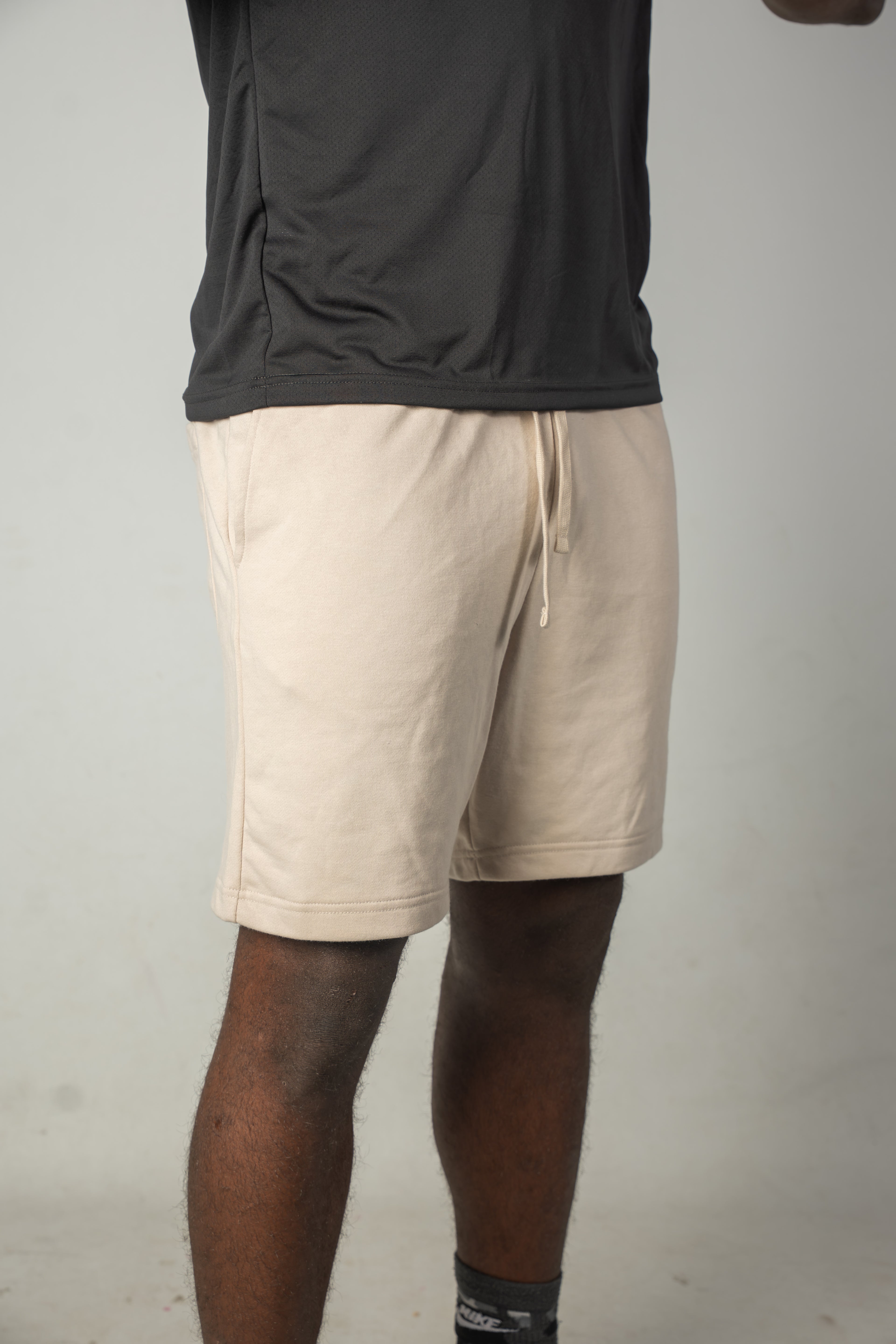 Men's Gray Heather Drawstring Shorts