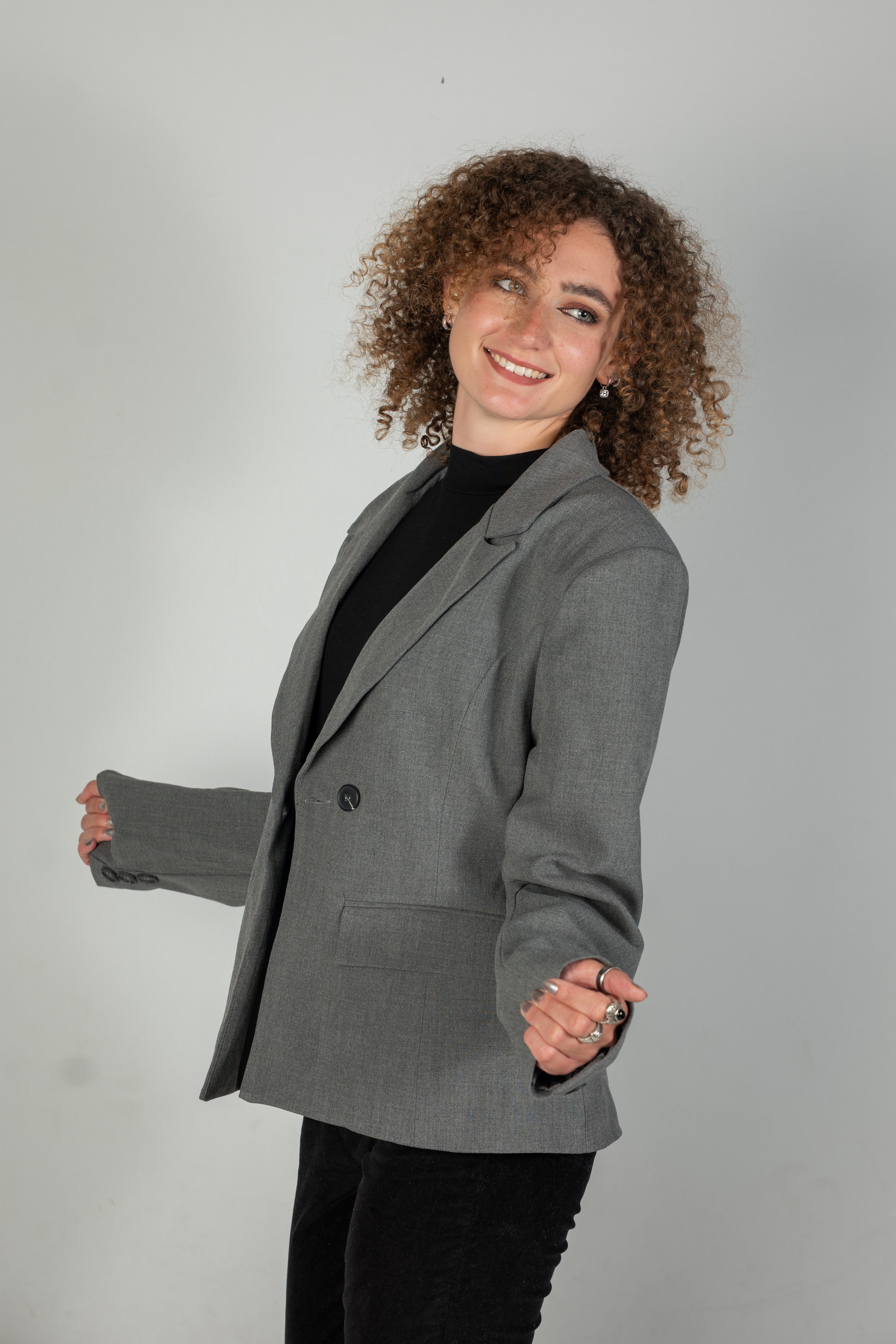 Grey blazer