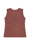 Brown lace tank top