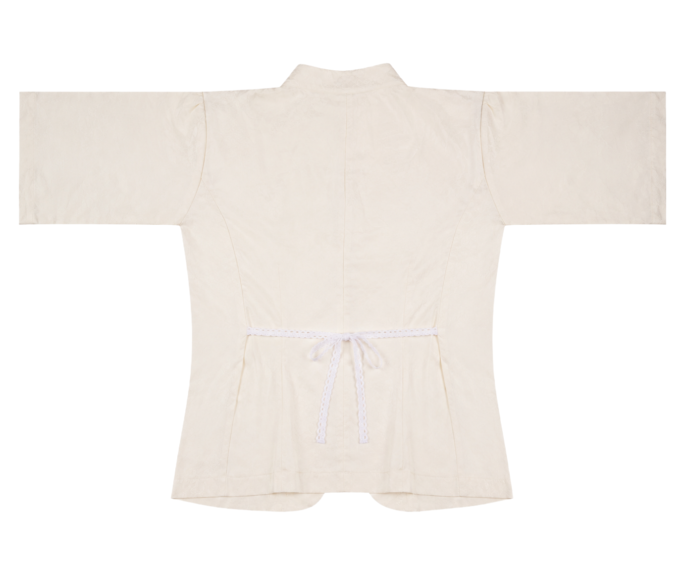 The Lotus Jacquard Short Sleeve Blouse