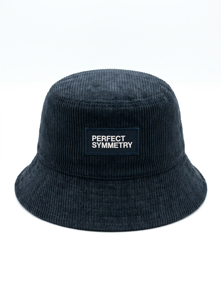 Corduroy Bucket Hat Dark